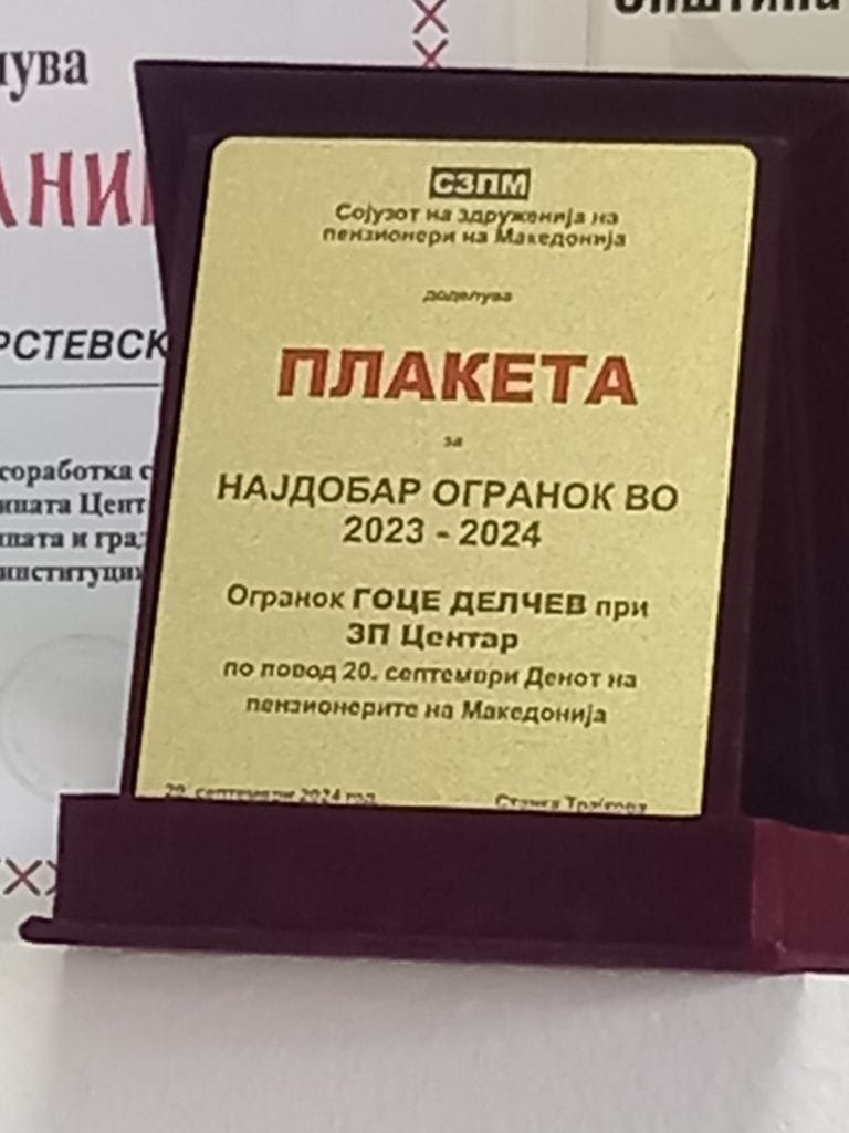 Патронат на клубот Гоце Делчев