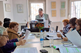 Проба на хорот „ЕЛЕГИЈА“ при ЗП Центар